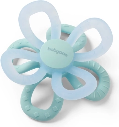 Babyono silikonové kousátko Flower modré