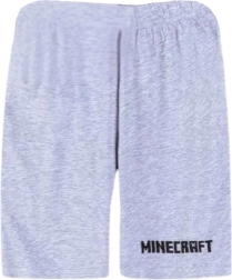 Šedé kraťasy Minecraft – Velikost: 116