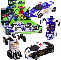 Auto Robot 2v1 Sportovní Policejní Auto