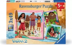 Puzzle Vaiana 2, 3x49 dílků