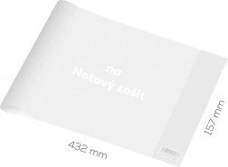 obal na notový sešit silný transparentní