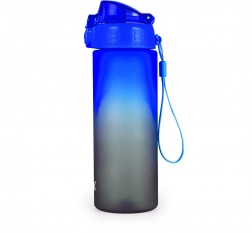 Láhev na pití OXY Click 600 ml Ombre Black-Blue