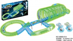 Závodní dráha svítící ve tmě 85 dílů