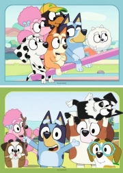 Bluey Ravensburger puzzle na hřišti