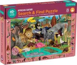 Mudpuppy puzzle Safari skládanka a hledání 64 dílků