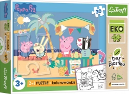 Oboustranné maxi puzzle PEPPA PIG 30 dílků EKO