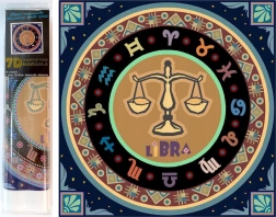 Norimpex diamantové malování 7D – znamení zvěrokruhu Váhy 30 × 30 cm