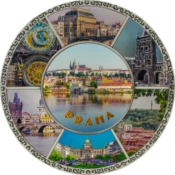 Dekorační talíř Praha Sparkys