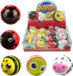 skákací míček se zvířátky 6 cm z gumy