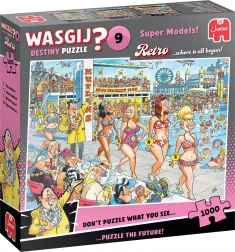 Puzzle WASGIJ Destiny 9 Super modelky 1000 dílků