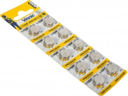 Alkalické baterie LR44 VINNIC 10 ks