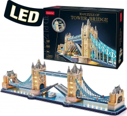 Svítící 3D puzzle Tower Bridge - 222 dílků