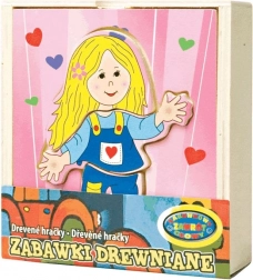 Obleč dívku – dřevěné puzzle