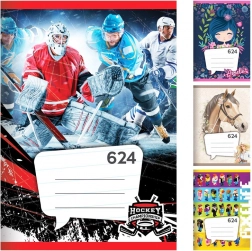 sešit a6, linkovaný, 20 listů