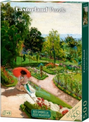 Puzzle 500 dílků – Červený deštník od Józefa Mehoffera