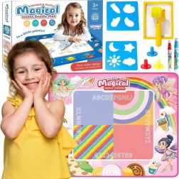 Woopie vodní kreslící podložka XXL 100 × 80 cm – víly, růžová