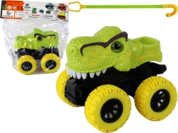 Dinosaur Monster Truck se zelenými gumovými koly