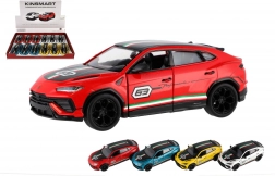 Auto Lamborghini Urus Performante 1:40 kovové 13 cm 4 barvy na zpětný chod
