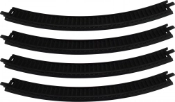 zahnuté koleje pro sadu mini – 4 ks