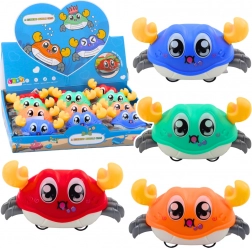 Interaktivní jezdící krab s pružinovým pohonem