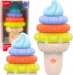 hudební edukativní zmrzlina pro miminko se světly a zvuky