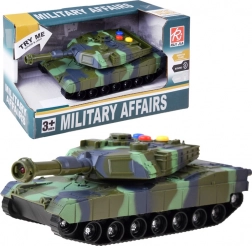 Vojenský tank s efekty světel a zvuku
