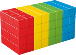 Geomag Magicube Full Color – magnetická stavebnice 128 kostek