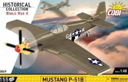 Stavebnice COBI WWII – letoun MUSTANG P-51B 1:48 (158 dílků)