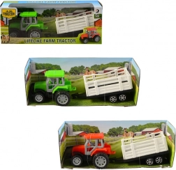 traktor s přívěsem na setrvačník