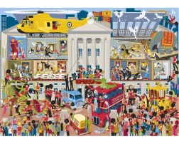 Puzzle Gibsons Buckinghamský palác – Pod pokličkou (1000 dílků)
