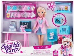 Panenka SPARKLE GIRLZ veterinární klinika – velký herní set