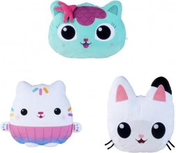Plyšový polštářek GABIN KOČIČÍ DOMEČEK 30 cm – různé druhy