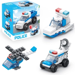 Stavebnice policie 10 v 1 - 1 kus