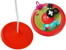 Kulatá talířová houpačka pro děti – Červená