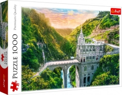 Puzzle 1000 dílků – sanktuárium Las Lajas, Kolumbie TREFL