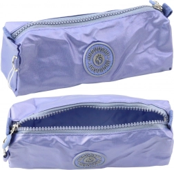 Školní penál s jednou přihrádkou, modrý