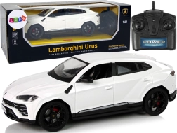 R/C auto 1:24 LAMBORGHINI URUS bílé se světly 2.4 GHz