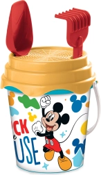 Kyblík s nářadím Mickey Mouse 17 cm