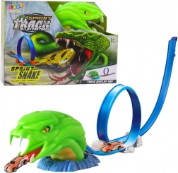 Autodráha s katapultem a smyčkou – překážka had