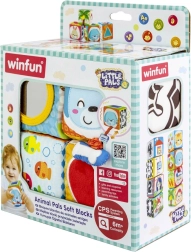 Měkké textilní kostky milovaná zvířátka