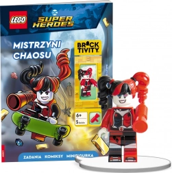 LEGO DC Super Heroes: Mistryně chaosu – interaktivní kniha s minifigurkou Harley Quinn