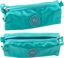 Školní penál se zelenou kapsou