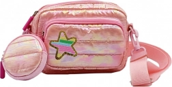 Růžová puffy kabelka
