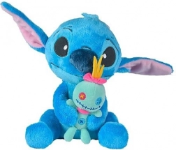 Plyšák DISNEY Lilo a Stitch – Stitch se Scrumpem 25 cm
