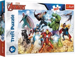 Puzzle 160 dílků – připraveni zachránit svět DISNEY MARVEL THE AVENGERS