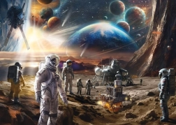 Puzzle Poslední hranice: Průzkum vesmíru 1000 dílků SCHMIDT