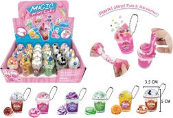 Přívěsek s mini slizem v pohárku