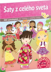 Šaty z celého světa – kniha samolepek