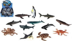 Mořští tvorové z plastu 8-10 cm mix druhů v boxu