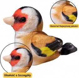 Malý Plyšový Ptáček Modrá Sýkorka